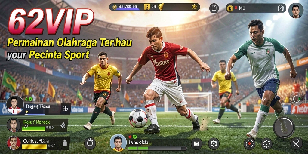 Tampilan gameplay menarik di aplikasi 62VIP.