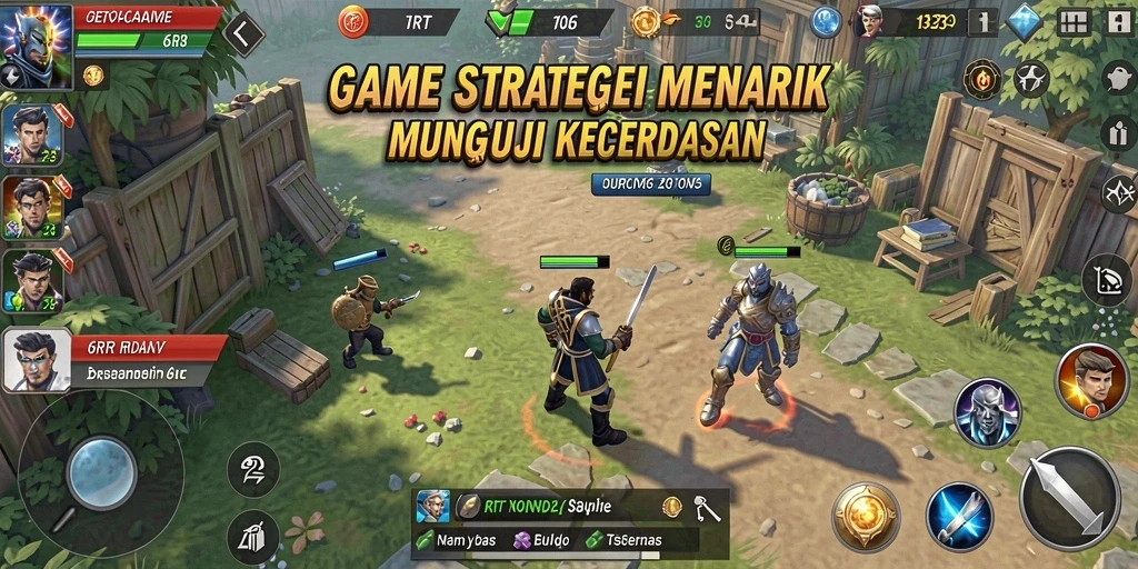 Gameplay seru dengan strategi mendalam di 6RT.