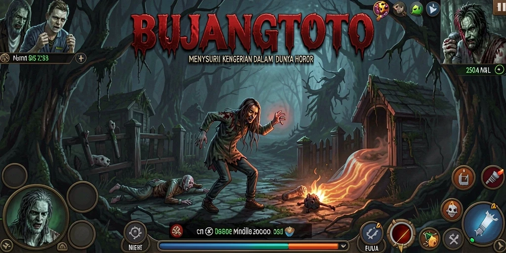 Screenshot menampilkan suasana menegangkan dari gameplay BUJANGTOTO.