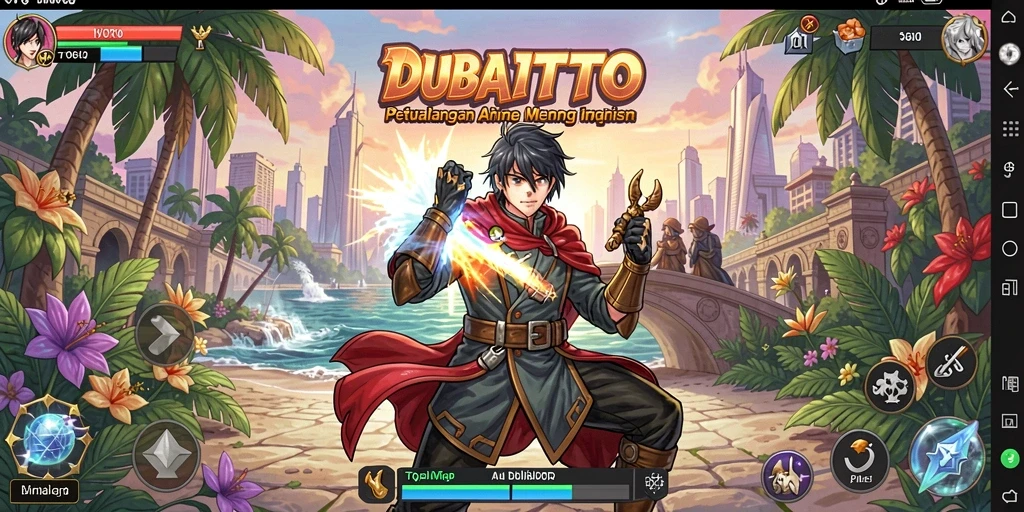 Gameplay menarik DUBAITOTO dengan karakter Anime ikonik.