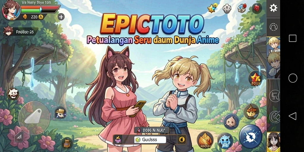 Tampilan menarik dari gameplay EPICTOTO yang memukau.