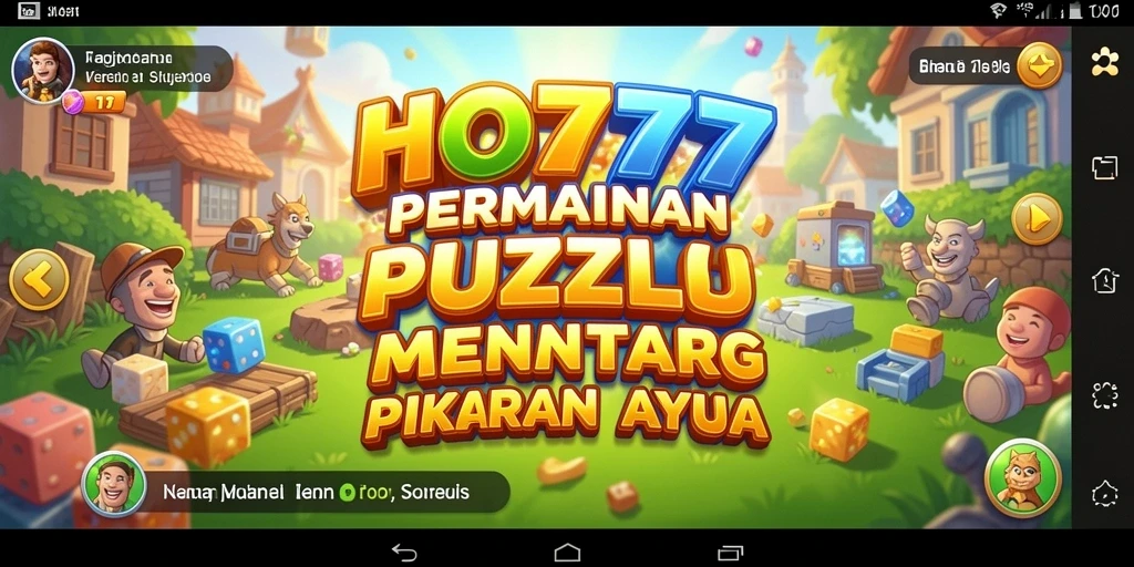 Gameplay HO777 yang menarik dan menantang di setiap level Puzzle.
