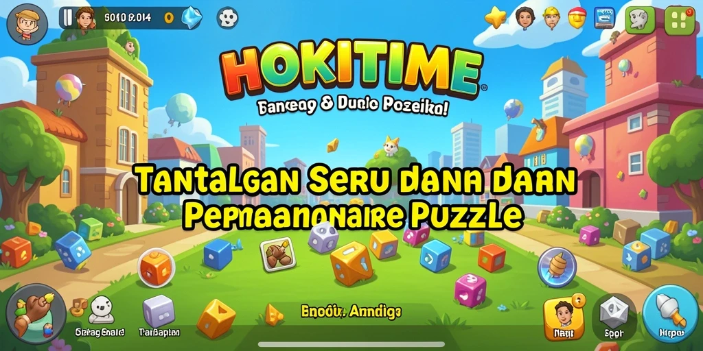 Tampilan gameplay seru dari HOKITIME menantang pikiran Anda.