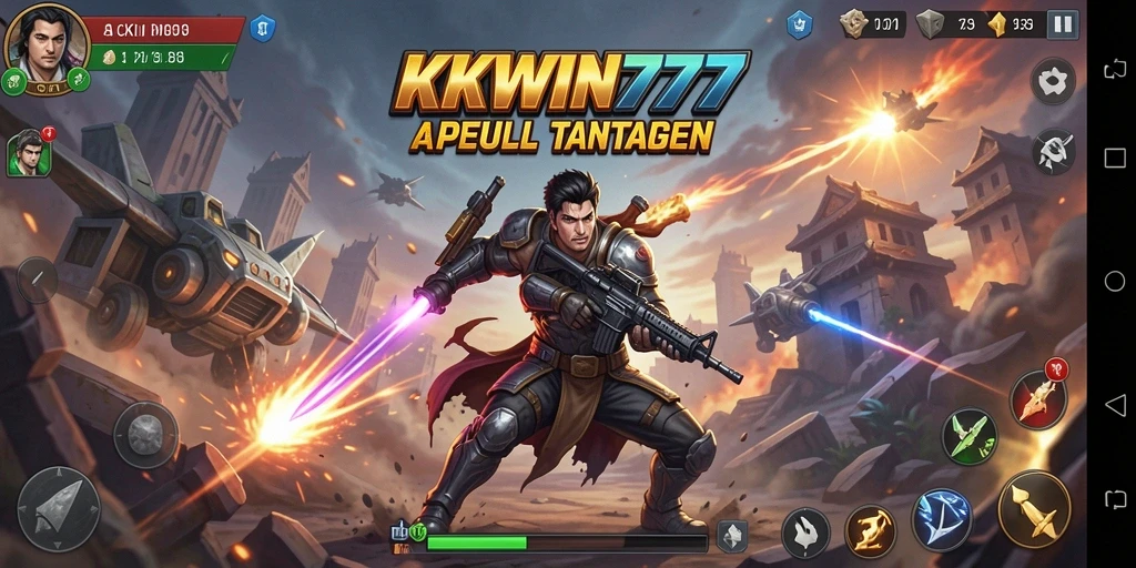 Tampilan gameplay KKWIN777 yang mendebarkan dan penuh aksi.