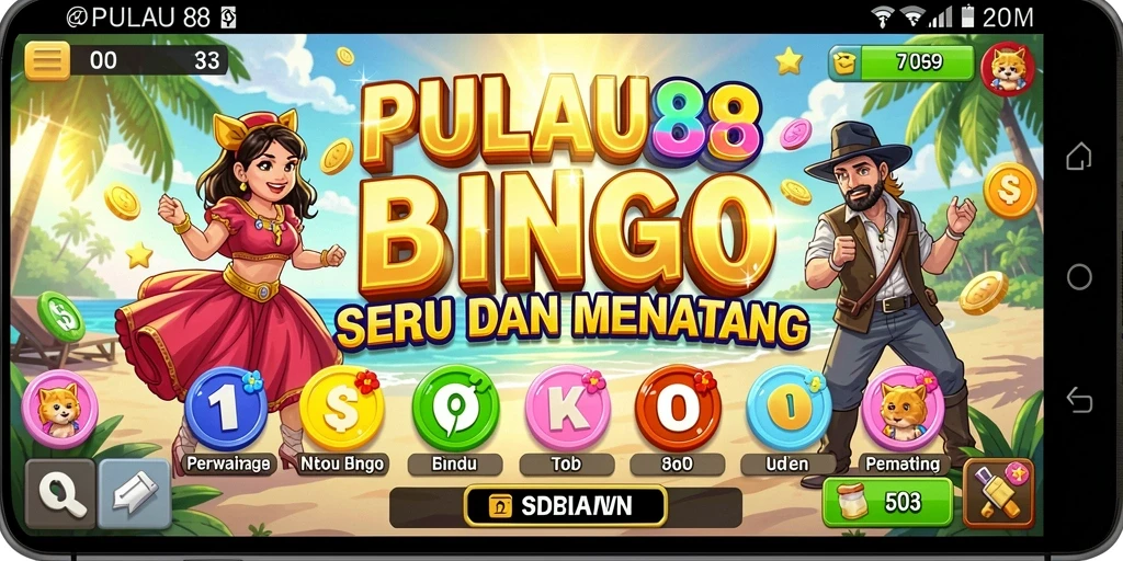 Tampilan gameplay Bingo yang menarik dari PULAU88.