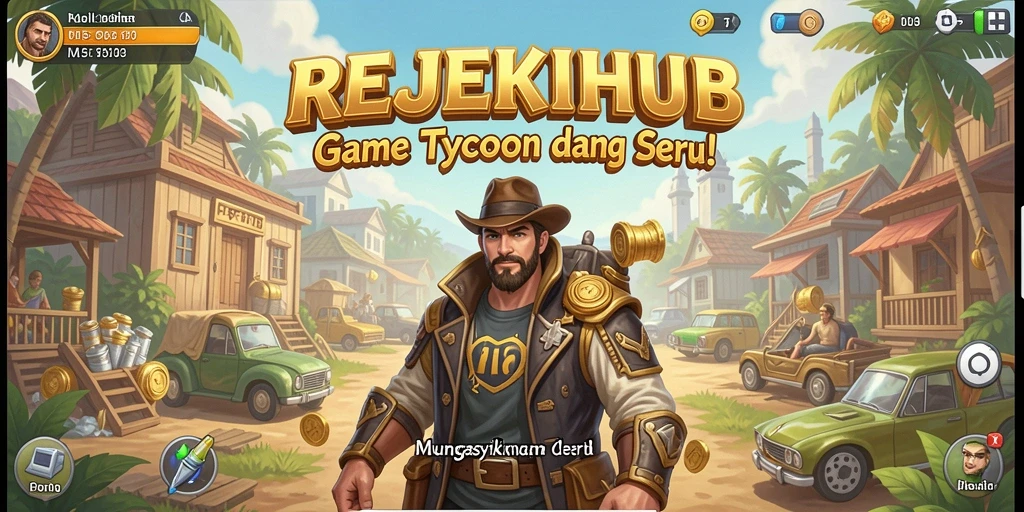 Screenshot gameplay REJEKIHUB yang menunjukkan strategi bisnis yang menarik.