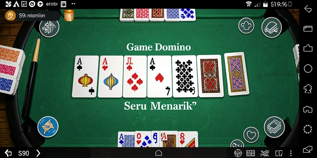 Tampilan gameplay S80 yang seru dan menegangkan saat bermain Domino.