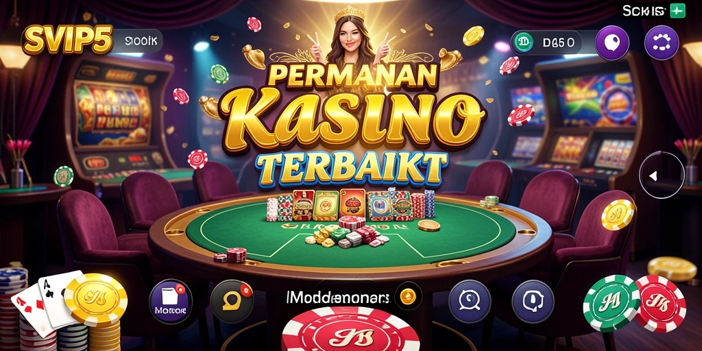 Tangkapan layar SVIP5 menampilkan gameplay Kasino yang mendebarkan.