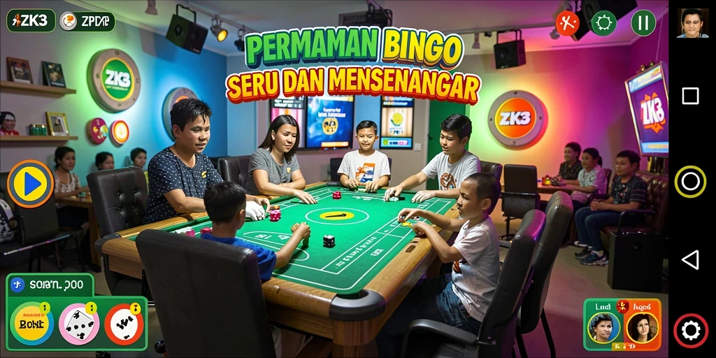 Tampilan gameplay seru ZK3 saat memainkan Bingo di berbagai mode.